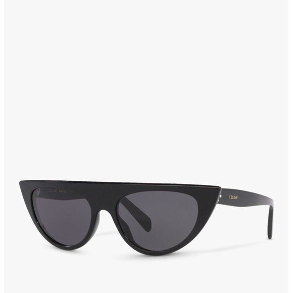 NEW CELINE WOMEN BLACK SUNGLASSES, CAT EYE EYEWEAR CELINE - Picture 1 of 3